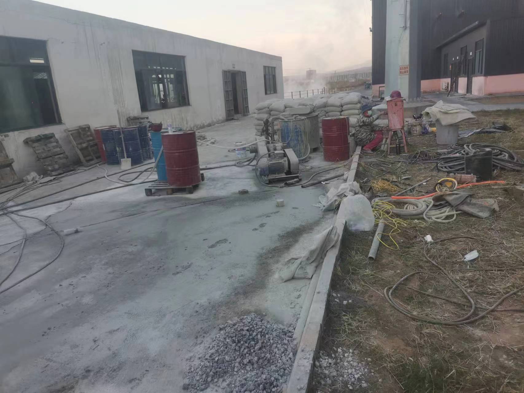 叠彩厂房地基沉降注浆
